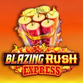 Blazing Rush Express slot logo by AreaVegas at Supraplay Casino