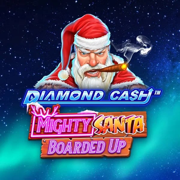 Diamond Cash Mighty Santa Boarded Up logo by Greentube at Supraplay Casino